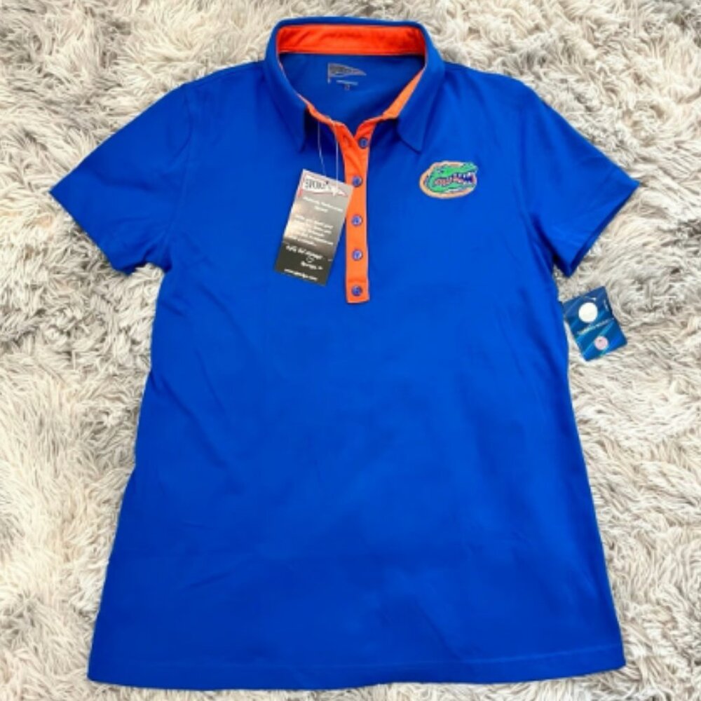 Sporty U NWT Florida Gators Polo Shirt Womens Size M NWT